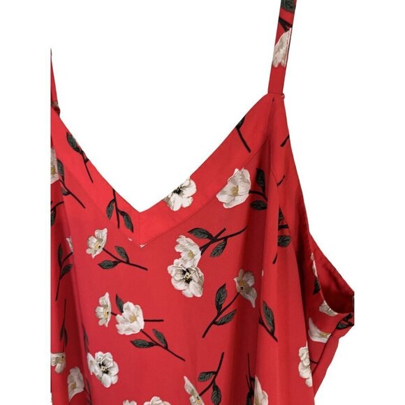Torrid Top Women 4X Pink Pullover Tank Floral Flowy Dainty Summer Tropical Retro - Picture 6 of 13